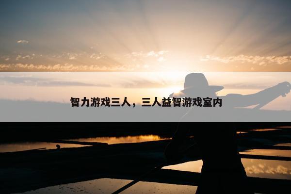 智力游戏三人，三人益智游戏室内