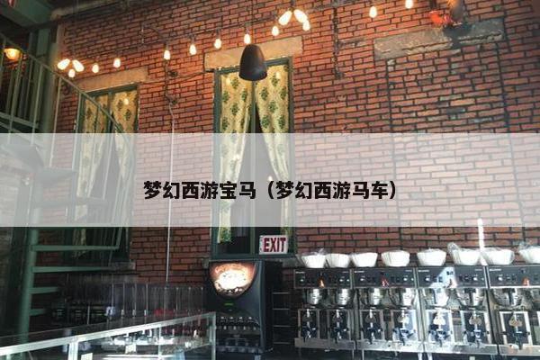 梦幻西游宝马（梦幻西游马车）