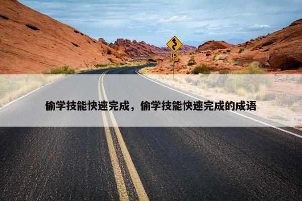 偷学技能快速完成，偷学技能快速完成的成语