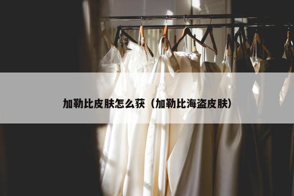 加勒比皮肤怎么获（加勒比海盗皮肤）
