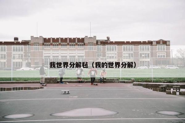 我世界分解毡（我的世界分解）
